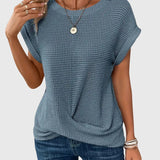 Isa™ | Elegant Blouse with Crew Neck
