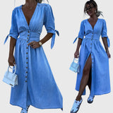 Sophia™ | Elegant Denim Dress