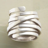 Antique Thick Layer Silver Ring