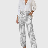 Emilia™ | Stylish Pants + Free Blouse & Belt