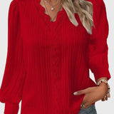 Andrea™ | Elegant Pullover Blouse