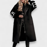 Shirley - Elegant hooded coat