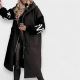Shirley - Elegant hooded coat