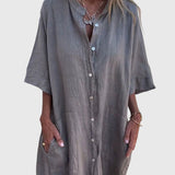 Jady™ | Ibiza-Style Casual Shirt Dress