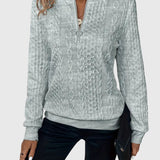 Nora™ | Sweater with Zipper