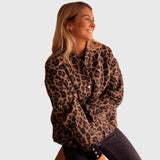 Elodie | Stylish Leopard Print Jacket