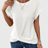 Isa™ | Elegant Blouse with Crew Neck