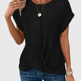 Isa™ | Elegant Blouse with Crew Neck