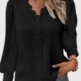 Andrea™ | Elegant Pullover Blouse