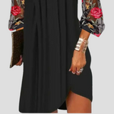 Mila - Elegant mini dress with sheer sleeves