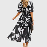 Merlin™ | Flattering Floral Midi Dress