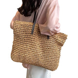 Olivia - Woven Tote Bag