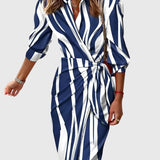 Everly™ | Elegant Wrap Dress with Print