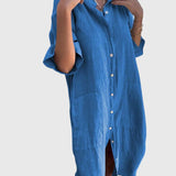 Jady™ | Ibiza-Style Casual Shirt Dress