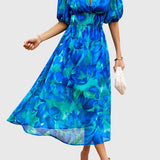 Merlin™ | Flattering Floral Midi Dress