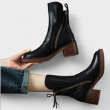 Leah - Premium leather orthopedic ankle boots