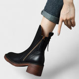Leah - Premium leather orthopedic ankle boots