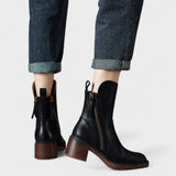 Leah - Premium leather orthopedic ankle boots