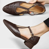 Amy - Elegant and orthopedic leather shoes