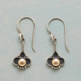 Bohemian Clover Pearl Earrings