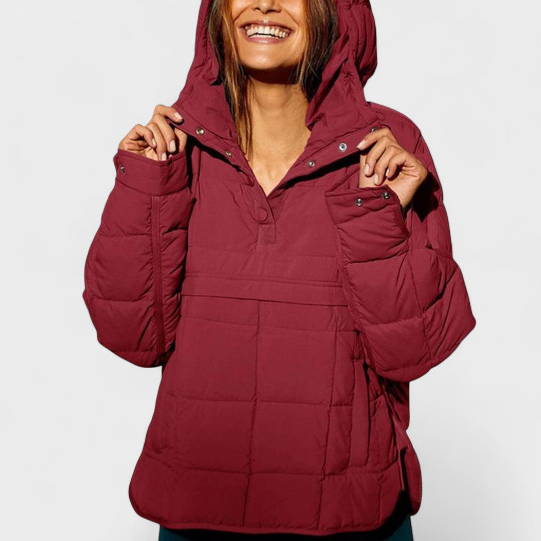 Cherry – Oversized hooded jacket