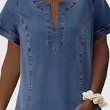 Christine | Elegant Denim Dress