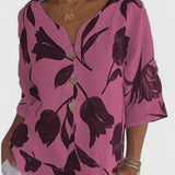 Isabel | Elegant Floral Print Blouse
