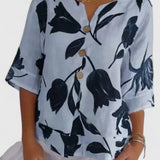 Isabel | Elegant Floral Print Blouse