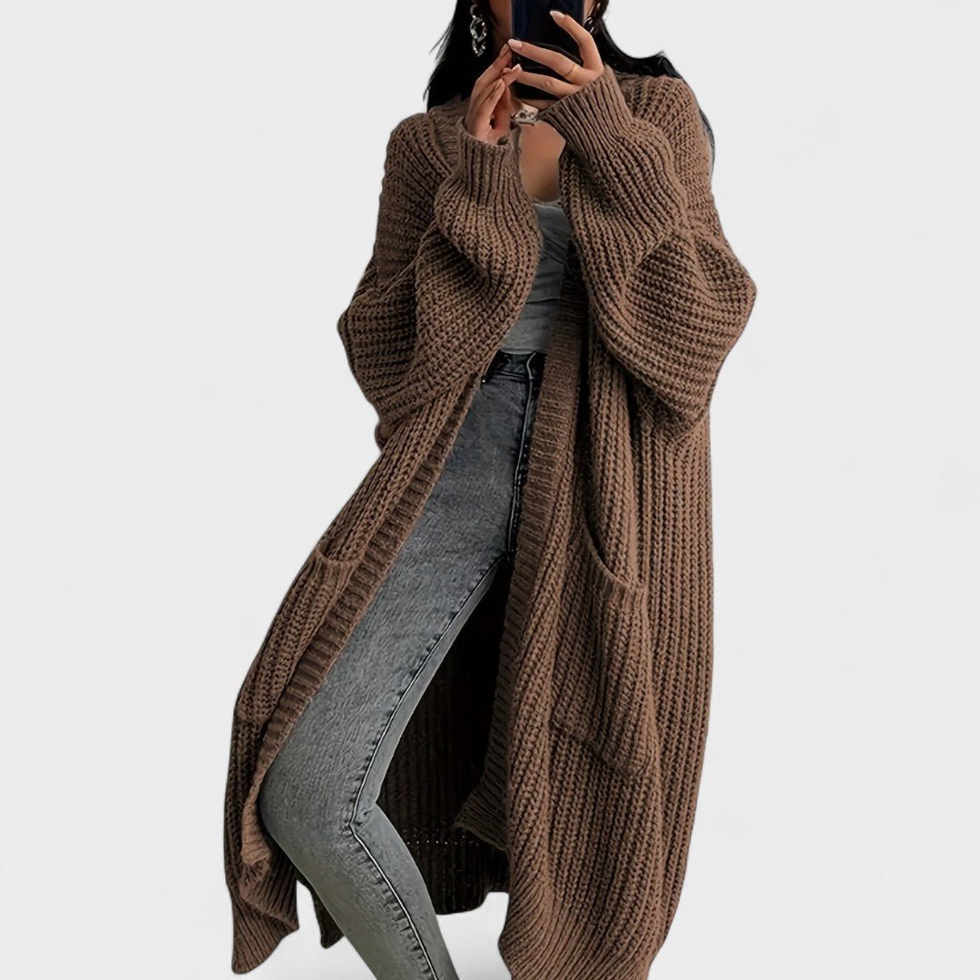 Charlotte – Long, comfortable cardigan that inspires confidence