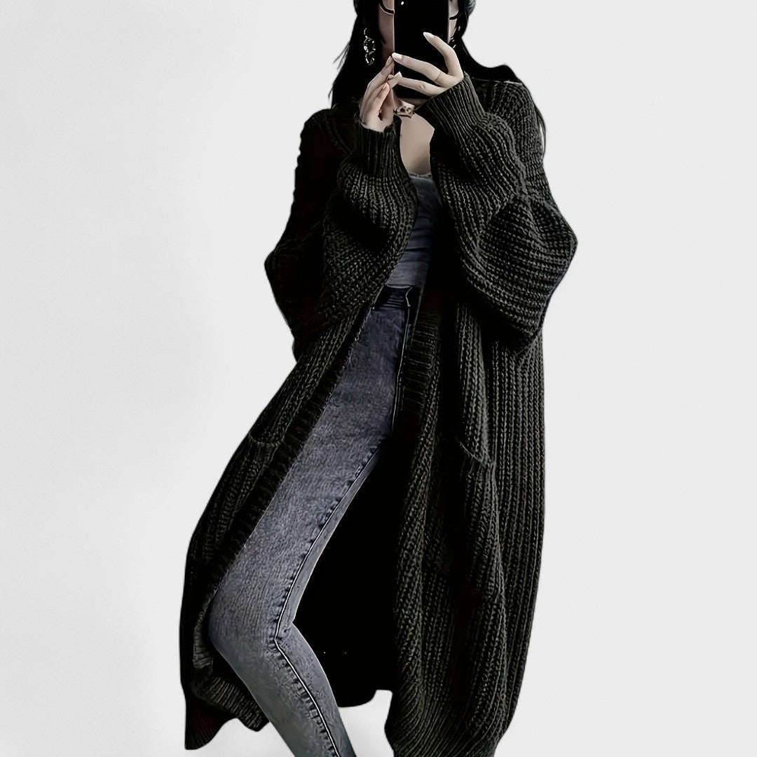 Charlotte – Long, comfortable cardigan that inspires confidence