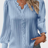 Andrea™ | Elegant Pullover Blouse