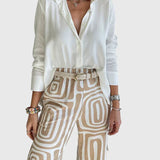 Emilia™ | Stylish Pants + Free Blouse & Belt