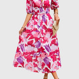Merlin™ | Flattering Floral Midi Dress