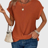 Isa™ | Elegant Blouse with Crew Neck