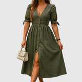 Jacqueline™ | Elegant Denim Dress