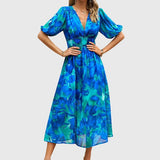 Merlin™ | Flattering Floral Midi Dress