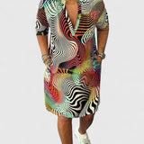 Helinae™ | Sophisticated V-neck Dress