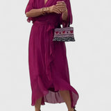 Nada | Elegant V Neck Dress