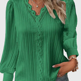Andrea™ | Elegant Pullover Blouse