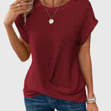 Isa™ | Elegant Blouse with Crew Neck