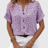 Sabine - Elegant Floral Summer Top