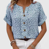 Sabine - Elegant Floral Summer Top