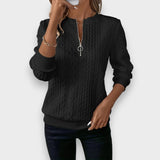 Amanda - Elegant women's jacket with zipper