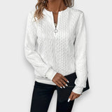 Amanda - Elegant women's jacket with zipper